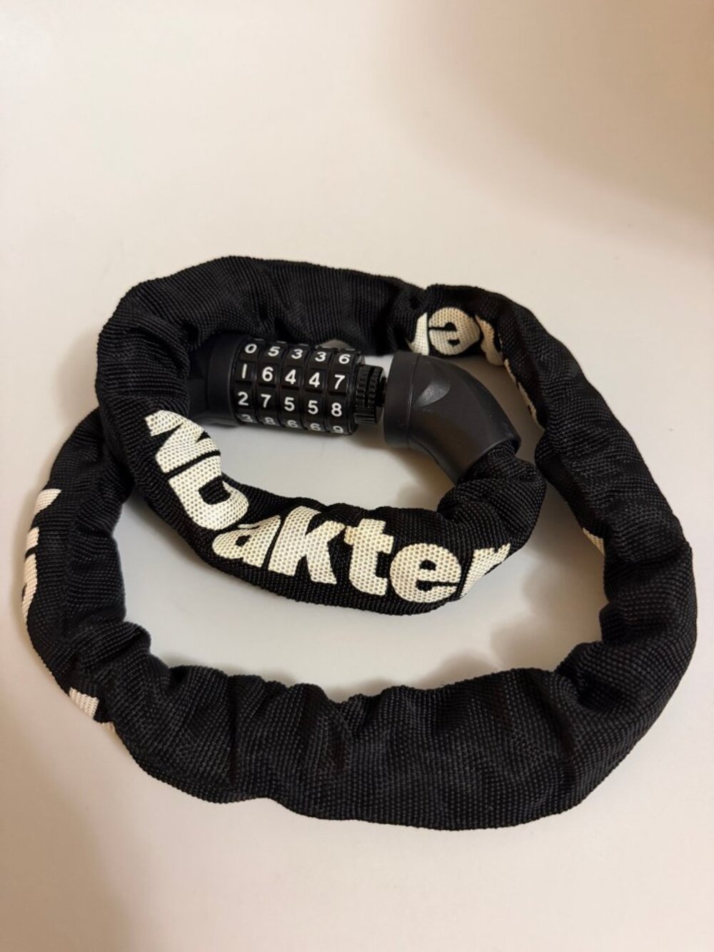 NDakter 5-Digit Combination Bike Chain Lock Black Anti-Theft
